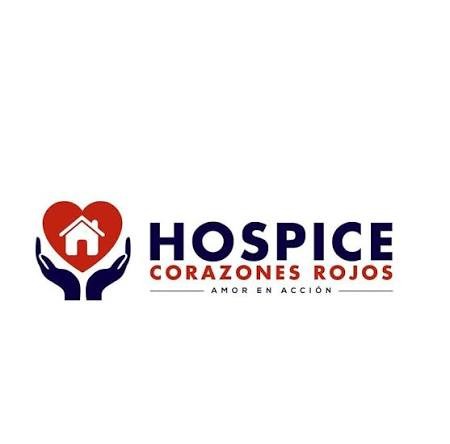 Logotipo de Hospice Corazones Rojos
